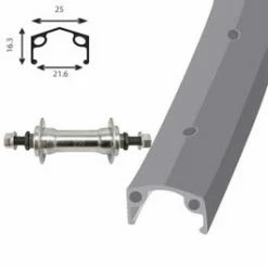 DAMCO Roue Avant Alliage | 16''