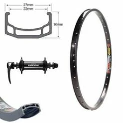 DAMCO Roue Avant Rhyno Lite Deore QR | 26"